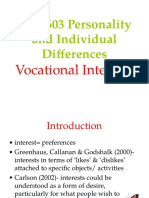 WK 14 - Vocational Interest