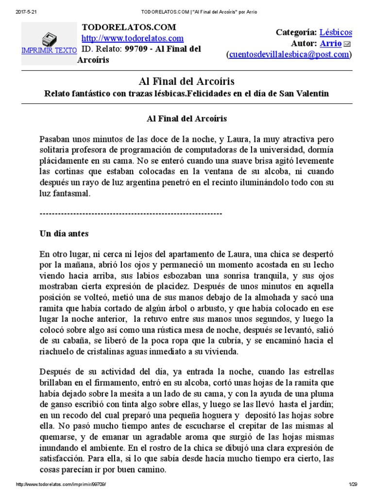 TODORELATOS Al Final Del Arcoiris | Descargar gratis PDF | Arco iris ...