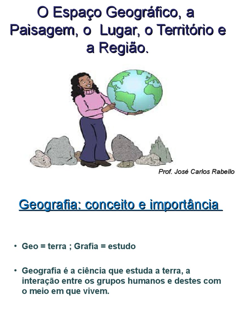 Conceitos de Espaço e Lugar na Geografia | PDF | Geografia | Paisagem