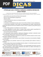 A Fruta Que Cura a Insônia e Restaura o Sistema Nervoso Em Pouco Tempo!