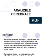 Paraliziile Cerebrale