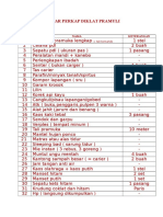 Daftar Perkap Diklat Pramuli