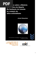 Ceid Dt 50 Angola a Fundacao de Luanda Ao Comeco Do Ultra Colonialismo