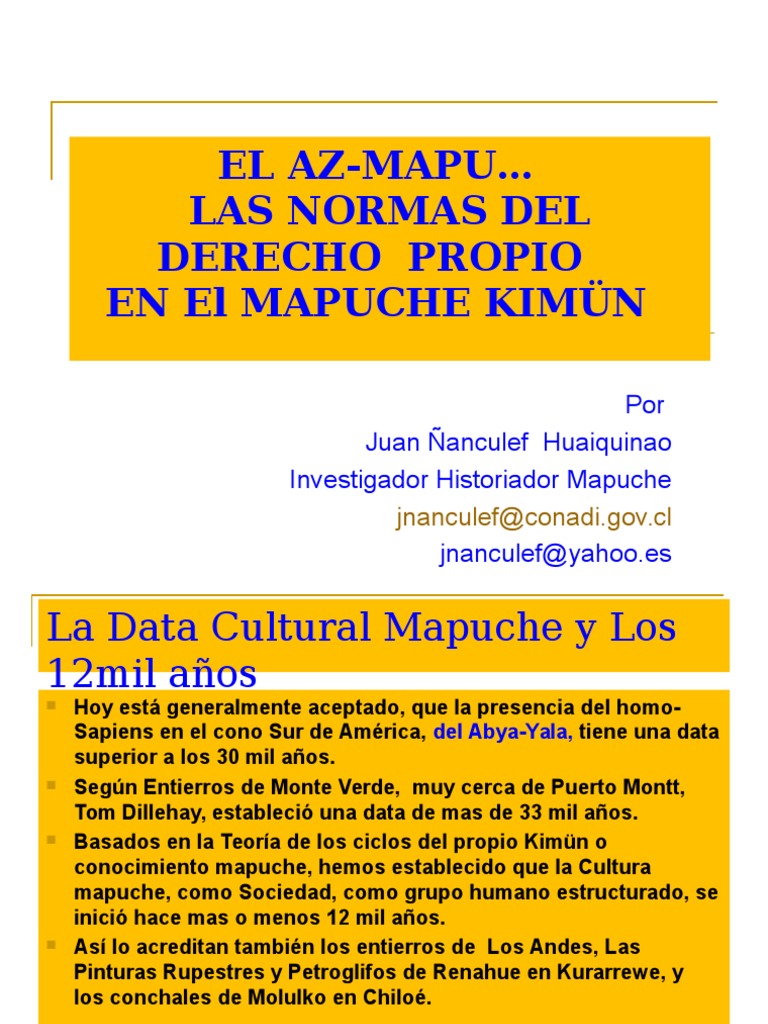Az-Mapu: Ética y Cosmovisión Mapuche | PDF | Matrimonio | Naturaleza