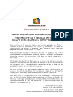 N 0725 Gobernador Inauguró Pistas y Veredas en Av. Iquitos Distrito de Huaura