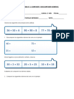 Prueba #2 Componer y Descomponer Números