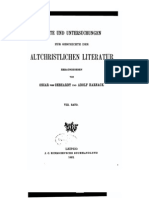 Texte und Untersuchungen zur Geschichte der altchristlichen Literatur, Bd. VIII, ed. by O. von Gebhardt - A. von Harnack, Leipzig 1892