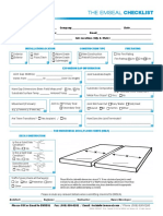 Emseal Expansion Joint Checklist