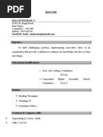 Balasundaram Resume 0.01