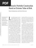 Defensive Portfolio Construction Based On Extreme VaR SCHIMIELEWSKI and STOYANOV
