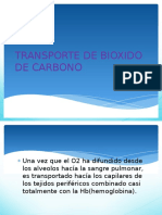 Transporte de Bioxido de Carbono