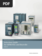 Selection Guide Protection Relays