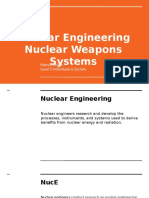 Nuclear Engineering Nuclear Weapons Systems