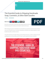 The Essential Guide to Shipping Handmade Soap