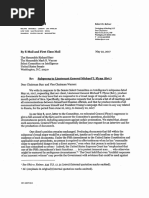 Michael Flynn Counsel Letter to Senate