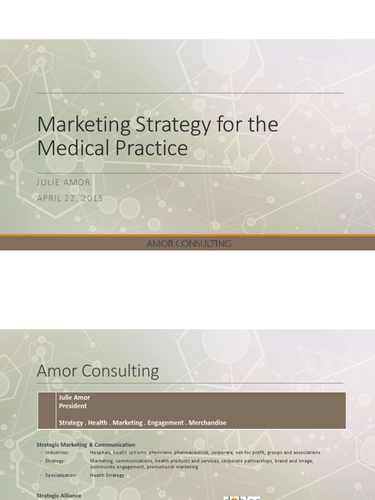 Healthcare Marketing Strategy Guide | PDF | Strategic Management ...