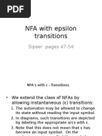 Nfa Epsilon Defined