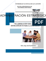 Elaboracion de Plan Estategico GLoria