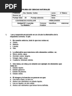 Prueba La Materia 4