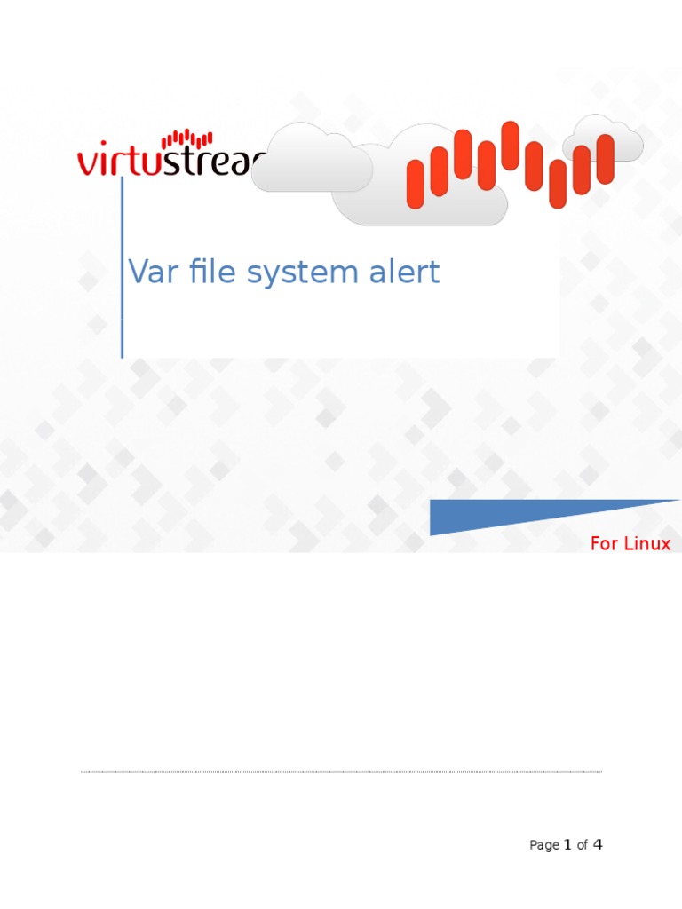 Var File System Alert | PDF | Computers