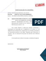 Carta Documentos para Perfeccionar El Contrato