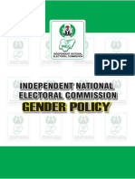 Independent National Electoral Commission Gender Policy