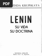 Nadiezhda Krupskaya Mi Vida Con Lenin 