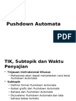 Pushdown Automata