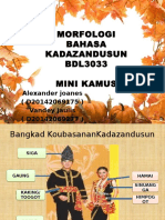 Morfologi Bahasa Kadazandusun - PPTX Kamus