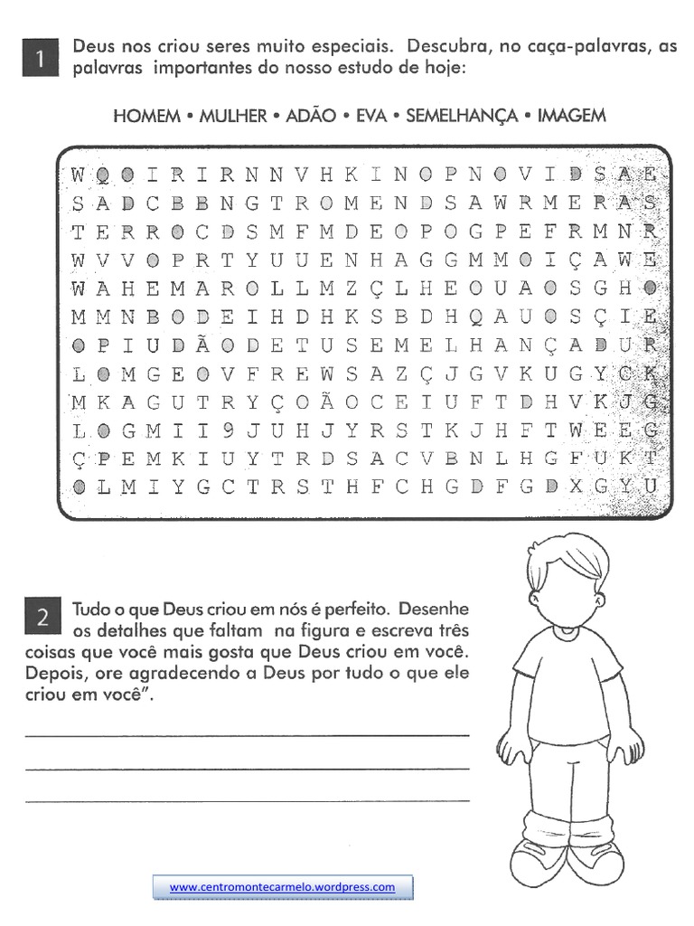 Exercicio Licao 2 Adao Eva