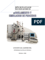 Diseño de plantas de procesos químicos y modelamiento matemático