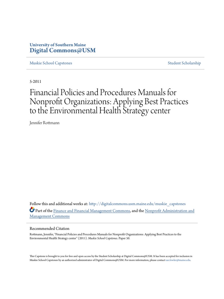 Financial Policies and Procedures Manuals for Nonprofit Organizat.pdf