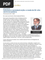 ConJur - Ceticismo e Autodestruição_ a Moda Do Direito Retrô à Brasileira