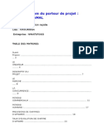 Nom & Prénom Du Porteur de Projet DAHMANI KAMAL