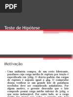 6 – Teste de Hipótese