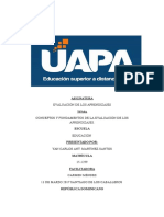 Tarea 1 de La Evaluación de Los Aprendizajes