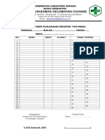 Daftar Kunjungan Posyandu