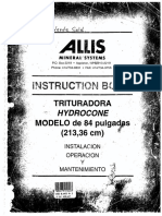 Manual Chancador Allis 84 Pulg.