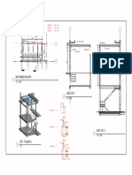3D steel structure technical drawing