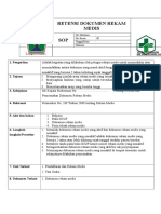 Sop Retensi Dokumen Rekam Medis