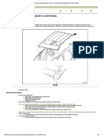 Body Repair Manualcaptiva Roof, Back Panel Andrear Floor Panel