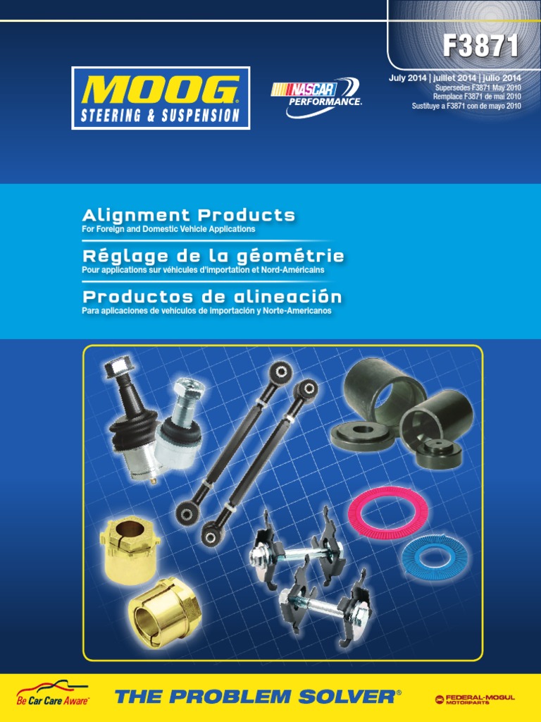 Moog K6184 Control Arm Shaft Kit Automotive Alignment Tools