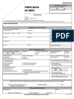 PFF002 - Employer's Data Form - V04 - PDF PDF