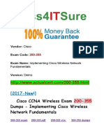 New Pass4itsure Cisco 200-355 Dumps PDF Download - Implementing Cisco Wireless Network Fundamentals