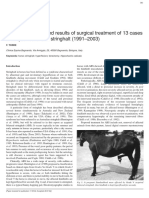 Clinical Diagnosis and Results of Surgical Treatment of 13 Cases