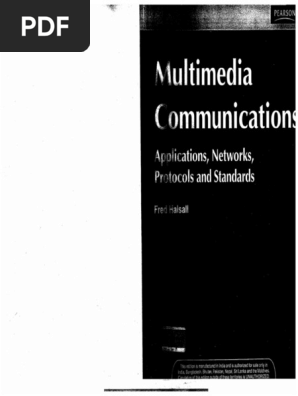 multimedia communication by fred halsall pdf