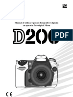 Manual de Utilizare Nikon D200