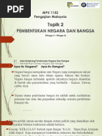 Topik 2 Pembentukan Negara Dan Bangsa