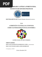 A Dimensão Cultural Da Lusofonia