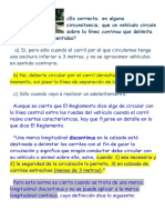 ¿Cuándo Está Permitido Circular Sobre Linea Discontinua¿